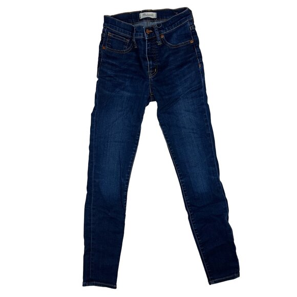 Madewell 9" High-Rise Skinny Jeans in Larkspur Wash Size 24 TENCEL Denim Edition - Picture 3 of 16